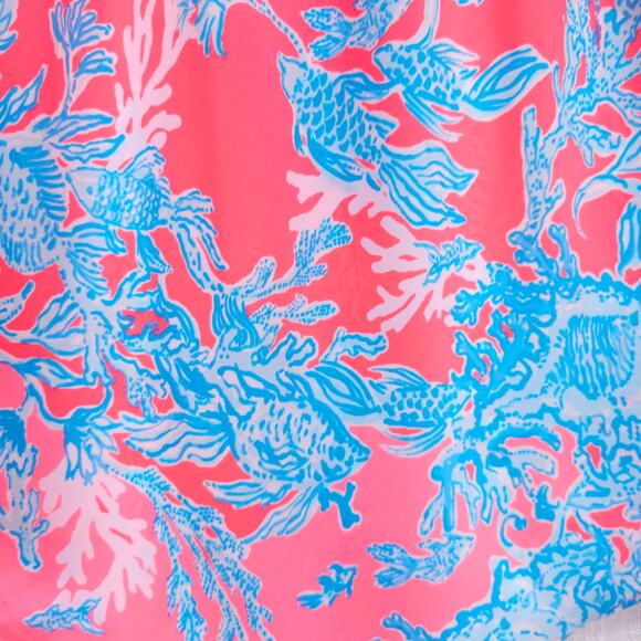 LILLY PULITZER Shirt Tank Top Pink Blue Womens XXS Sleeveless Pink Resortwear‎ - Picture 3 of 10